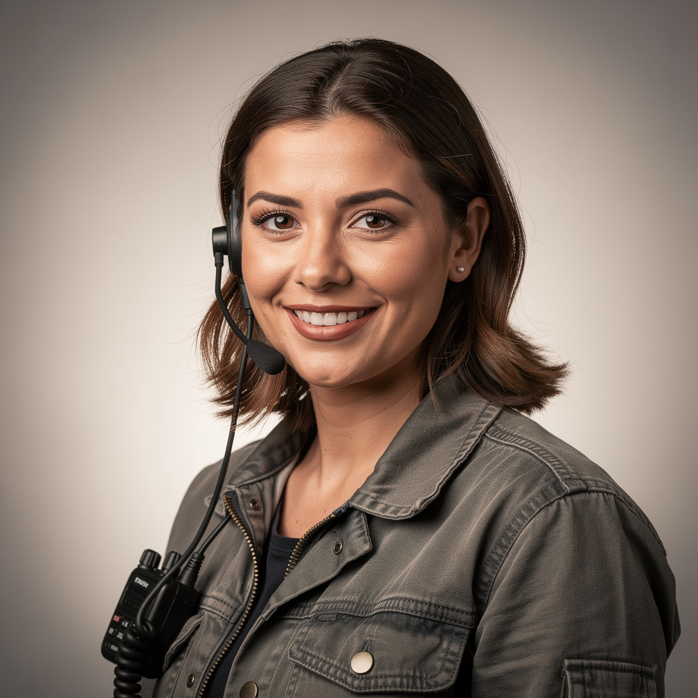 Portrait of a Belgian camera operator