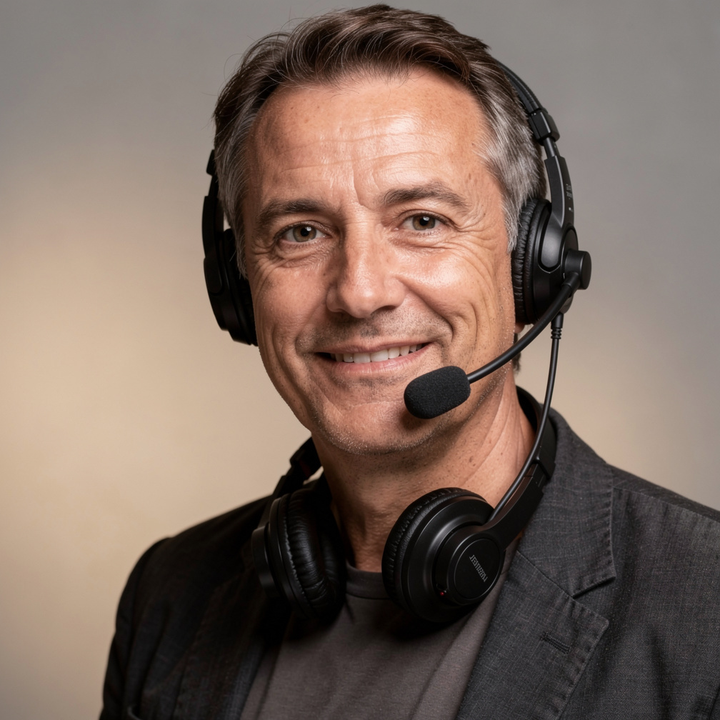 Portrait of a Belgian stage manager